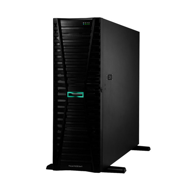 HPE ProLiant ML350 Gen11 4U Tower Server Intel Xeon-Platinum 8470 2.0GHz 52-Core 16GB/64GB Memory SSD Private Mold Stock Stock