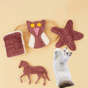 Tự nhiên xơ mướp phim hoạt hình mèo nhai đồ chơi (3 gói) thân thiện với môi tương tác Kitten nha khoa mọc răng & cắn <span class=keywords><strong>catnip</strong></span> đồ chơi - Product Image 1