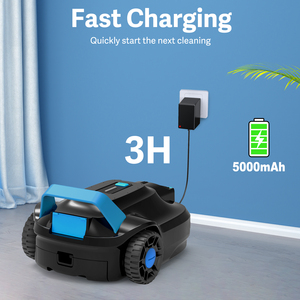 Limpiador Automático de Piscinas Robótico con Cubierta de Filtro de Plástico - Inalámbrico, Económico para Uso en Exteriores para Piscinas - Product Image 2