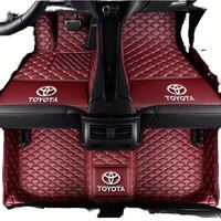 Ensemble de tapis de voiture ajustés Tonghui K5 Model Full 5 pièces en cuir imperméable antidérapant, aiguilleté, épaisseur 10 mm