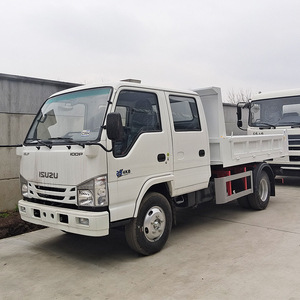 Venta Directa de Fábrica, Camión Isuzu con Caja de Carga para Transporte en Obras de Construcción, 4x2, Doble Cabina, Camión Volquete de 3 Toneladas, Mini Dumper - Product Image 2