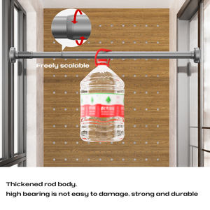 <span class=keywords><strong>Barre</strong></span> de cintre rétractable pour armoire, séchoir à linge extensible pour une solution de stockage efficace - Product Image 4