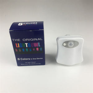 Luz de inodoro impermeable, Sensor de movimiento PIR inteligente, luz nocturna, asiento de inodoro para inodoro, retroiluminación, iluminación de WC - Product Image 2