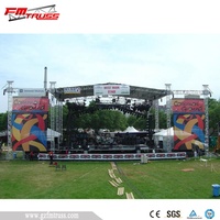 Truss en aluminium Mobile de scène de cercle Portable de haute qualité pour les Concerts de défilé de mode de DJ de mariage plate-forme de podium amovible