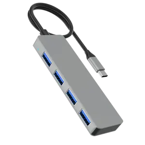 Trạm Nối Bán Chạy 4 Cổng 4in1 USB 3.0 5Gbps Hub USB 3.0*4 Cho Máy Tính Di Động