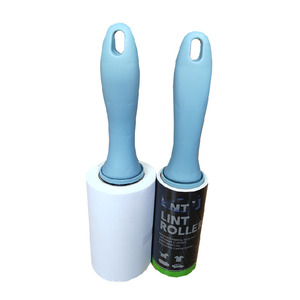 Removedor de Pelo de Perro Portátil con Mango Largo y Cubierta, Cepillo Adhesivo Lavable para Suelos y Alfombras, Mini Limpiador de Bambú de Madera - Product Image 6