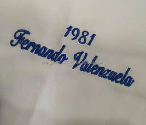 Beste Qualität # 34 Fernando Valenzuela Besticktes Anpassbares Genähtes Amerikanisches Baseball-Trikot - Product Image 5