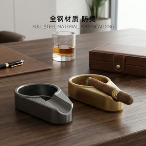 Bonito cenicero para cigarros de un solo compartimento con diseño anticaída para hoteles y clubes - Product Image 2