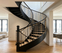 Colonne d'escalier de luxe haut de gamme en alliage Al-Mg, balustre ovale pour rampe d'escalier, balustres métalliques, poteaux d'escalier pour villa