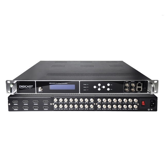 Digital Cable Tv Headend IRD CI Cam Module Decrypt Paid Satellite to Rf Remodulator