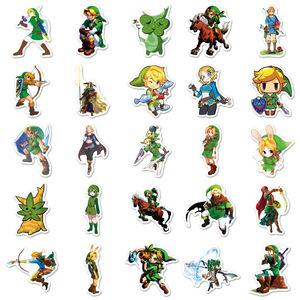 50 autocollants graffiti <span class=keywords><strong>Zelda</strong></span> neufs pour décorer les bouteilles, autocollants de dessin animé The Legend of <span class=keywords><strong>Zelda</strong></span> - Product Image 3