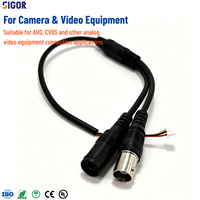 Cableado de Video BNC Personalizado de 3 Núcleos, Cable de Conexión para Cámara CCTV, Conector AHD CVBS, Kit de Monitoreo de Video a Prueba de Agua