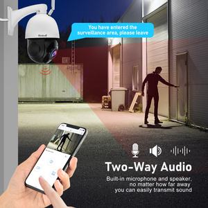 Jidetech Camera An Ninh 5MP 20x Zoom quang PTZ không dây tự động theo dõi Wifi Mạng CMOS IP66 Ba ăng-ten với khe cắm thẻ SD - Product Image 5