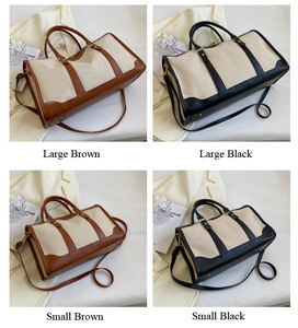 Borsa da viaggio in tela per viaggi <span class=keywords><strong>a</strong></span> breve distanza da donna borsa per il tempo libero rinforzata grande e piccola - Product Image 6