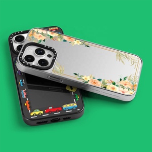 Chất lượng cao tùy chỉnh thiết kế chống sốc <span class=keywords><strong>PC</strong></span> điện thoại bìa cho <span class=keywords><strong>Iphone</strong></span> 14 13 15 với trang điểm gương trường hợp thấp moq - Product Image 4