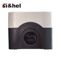 Boîtier d'instrument électronique en ABS ignifuge et étanche IP66 avec interrupteur à bouton-poussoir 22 mm à 1 trou
