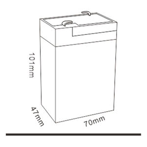 TCS SL6-4.5 6 volts 4.5Ah batterie solaire pour toute la maison meilleure batterie Agm pour camion meilleure batterie Agm pour <span class=keywords><strong>caravane</strong></span> solaire Agm Vrla - Product Image 2