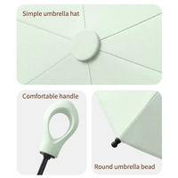 Parapluie pliant coupe-vent anti-UV, protection solaire et pluie, poignée à boucle annulaire, portable, vente en gros, exportation, centres de distribution