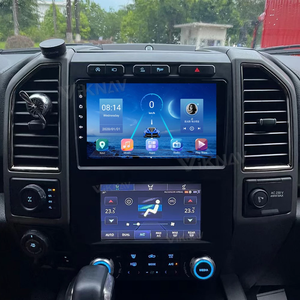 Doppio schermo per Ford F150 F250 autoradio 2015-2021 Auto Stereo Multimedia <span class=keywords><strong>Player</strong></span> navigazione GPS BT Carplay con pannello AC - Product Image 3