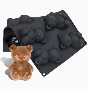 Nuevo <span class=keywords><strong>Molde</strong></span> de Silicona para Pastel con Forma de Osito, <span class=keywords><strong>Molde</strong></span> de Silicona para Pastel de Chocolate con Forma de Osito de Peluche - Product Image 4