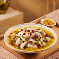 Al por mayor: Kit de comidas con filete de pescado en sopa dorada de repollo encurvado Suan Cai Yu, listo para cocinar, a granel, proveedor de fábrica OEM, listo para exportación