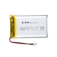 Batería de Litio Polímero Recargable al por Mayor, 523450 703048 603450, 3.7V 1000mAh, Batería Lipo