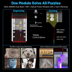 Pro Max a40640 80 Wát CNC Máy tính để bàn không dây Laser Engraver Cutter DST DXF PLT app điều khiển lightburn <span class=keywords><strong>GRBL</strong></span> Router cho cắt giấy - Product Image 5