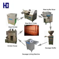 हंगरी सॉसेज लाइन बनाने की मशीन/सॉसेज भरने की मशीन/सॉसेज उपकरण फैक्टरी मूल्य