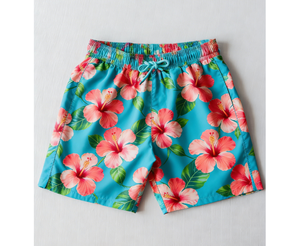 Shorts <span class=keywords><strong>de</strong></span> surf et maillots <span class=keywords><strong>de</strong></span> <span class=keywords><strong>bain</strong></span> en polyester personnalisés en gros pour garçons juniors - Product Image 2