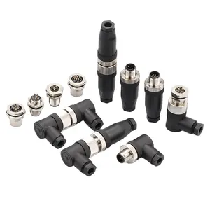 Screw Locking Circular M8 M12 M16 M23 Metric Plug Socket Connectors