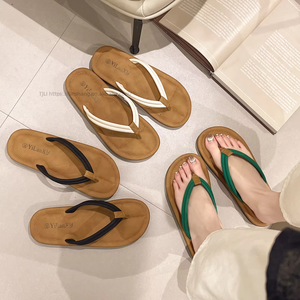 Classic Ladies Soft Casual Flat <b>Slide</b> for Female PU Summer Designer Women Leather Slipper Wholesale - Product Image 4
