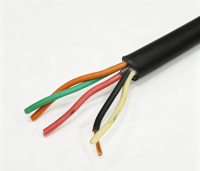 Câble d'éclairage mobile industriel extérieur pour pelouse, jardin et aménagement paysager SJOOW SOOW 2x16AWG PE/CPE Caoutchouc 300/600V