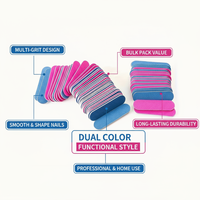 Limes à ongles miniatures double face, bandes de ponçage ultra-fines pour le polissage et le façonnage des ongles, soin des ongles