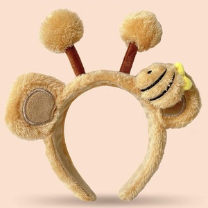 Diadema con orejas <span class=keywords><strong>de</strong></span> animales <span class=keywords><strong>de</strong></span> dibujos animados <span class=keywords><strong>de</strong></span> felpa <span class=keywords><strong>elefante</strong></span> abeja oso mujeres fiesta Cosplay diadema Niños Accesorios para el cabello - Product Image 5