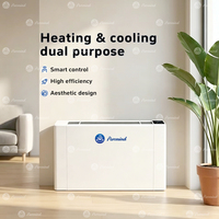 Unité de ventilation à eau horizontale 2,2 kW 7,1 kW, refroidissement et chauffage, 220-240 V 50 Hz, pour projets de bâtiments commerciaux, marché asiatique