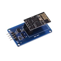 Module adaptateur transmetteur-récepteur WiFi sans fil ESP8266 ESP-01, port série, transmission transparente longue distance, carte bleue pour