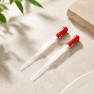 Tube capillaire de prélèvement sanguin en verre jetable Degao avec tête en caoutchouc rouge, pipette de transfert de laboratoire - Product Image 3