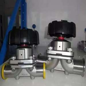 Van màng vệ sinh bằng thép không gỉ 304L 316L cf3m 145psi DN15 1/2 "hàn kết thúc bằng tay vệ sinh van màng hai chiều - Product Image 5