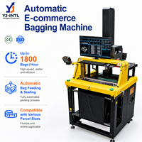 Machine d'emballage automatique de sacs en plastique contrôlée par PLC avec imprimante pour l'e-commerce et les vêtements