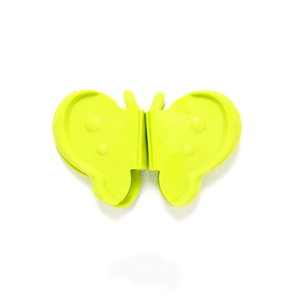 2 In 1 Silicone Oven Mitts Heat Insulation Hand Clip Anti Scald Clamp Butterfly Fridge Magnet Tray Plate Bowl Clip Kitchen <b>Tools</b> - Product Image 1