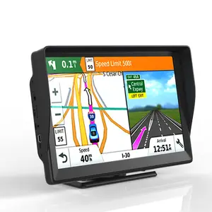 9 polegadas Caminhão GPS Sistema de Navegação 512MB + 8GB Smart Car navegação gps Sat Nav com Sombrinha Mais Recentes DA UE/REINO UNIDO/EUA mapa Navegador