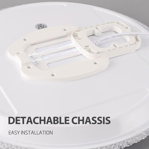 Forma rotonda bianco/3 colori LED plafoniera nuova moderna per sala interna AC220V 30 W/40W/60W/72W/96W 270mm/370mm/470mm PC 30 bianco - Product Image 4