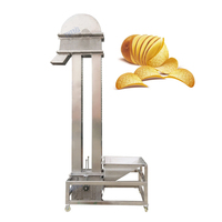 Élévateur à godets automatique en acier inoxydable durable de type Z pour céréales, snacks, noix et chips