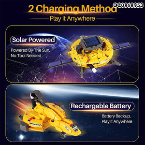 6 en 1 DIY ensamblar energía solar robot espacio fresco deformación plástica coche de juguete niños conjunto - Product Image 6