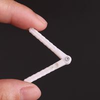 1 Buah Model Pesawat RC DIY Sayap Tetap 2.5X49.7MM Bagian Model Pesawat Engsel Daun Lepas Pin Engsel Bahan Plastik Engsel Jarum