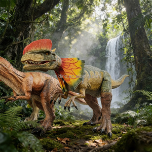 Dinosaure robotique animatronique sur mesure grandeur nature en fibre de verre et métal pour une utilisation en intérieur/extérieur, parcs d'aventure, centres commerciaux - Product Image 6