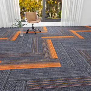Latest Design PP Eco-Friendly Anti-Slip Commercial Office Carpet <b>Tiles</b> Customizable Full Carpet <b>Tile</b> - Product Image 5