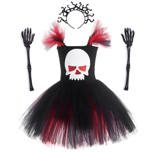 <span class=keywords><strong>Costume</strong></span> da Strega per Bambine, Giorno dei Morti, Tutu, TV e Cinema, Halloween, Vestito Elegante 100% Poliestere S/<span class=keywords><strong>M</strong></span>/L - Product Image 5