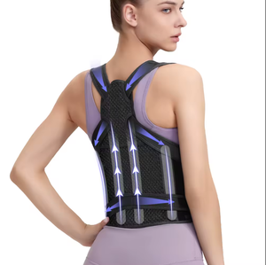맞춤형 로고 조절 가능 자세 교정기 등받이 지지대 남녀공용 유리섬유 지지 벨트 - Product Image 4