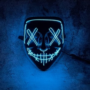 Máscara <span class=keywords><strong>de</strong></span> Purge con Luces LED <span class=keywords><strong>de</strong></span> Plástico Rojo, Disfraz <span class=keywords><strong>de</strong></span> Terror para <span class=keywords><strong>Halloween</strong></span>, Cosplay, Fiestas y Eventos, Venta al Por Mayor - Product Image 3